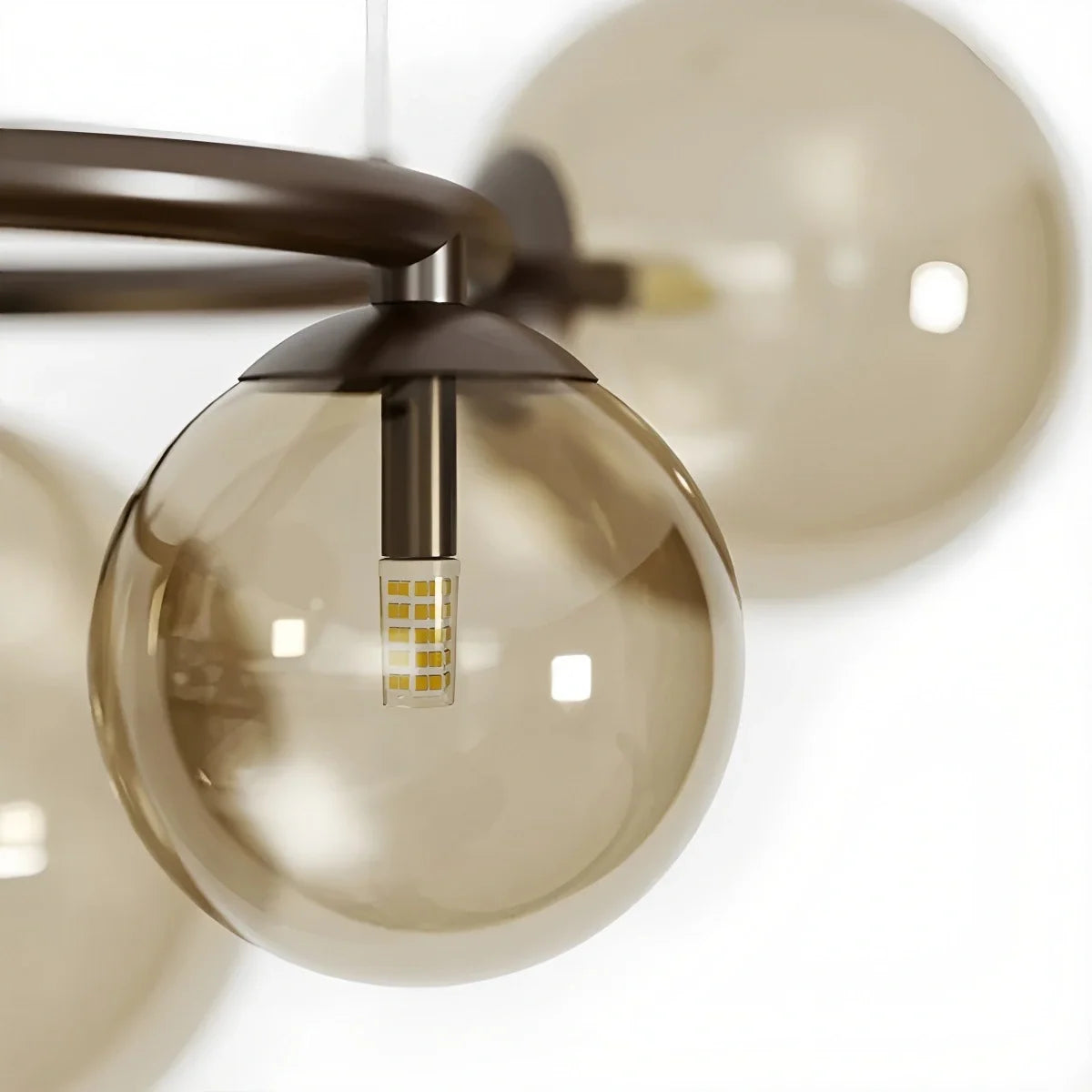 Luxurious Single-Tone Glass Spheres Chandelier – Glass detail 14