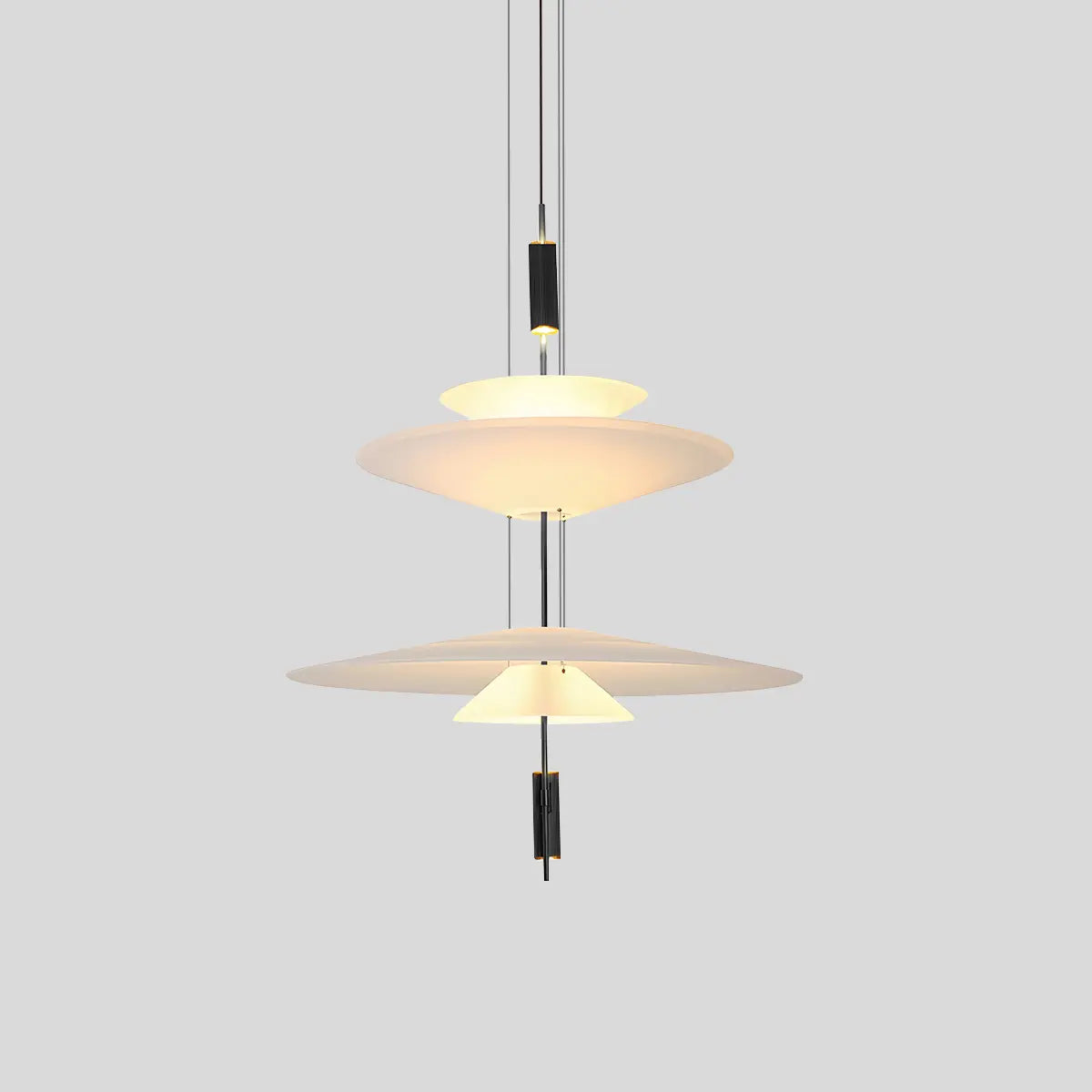 Layered Disc Iron Pendant Light for Dining Room – Iron detail 16