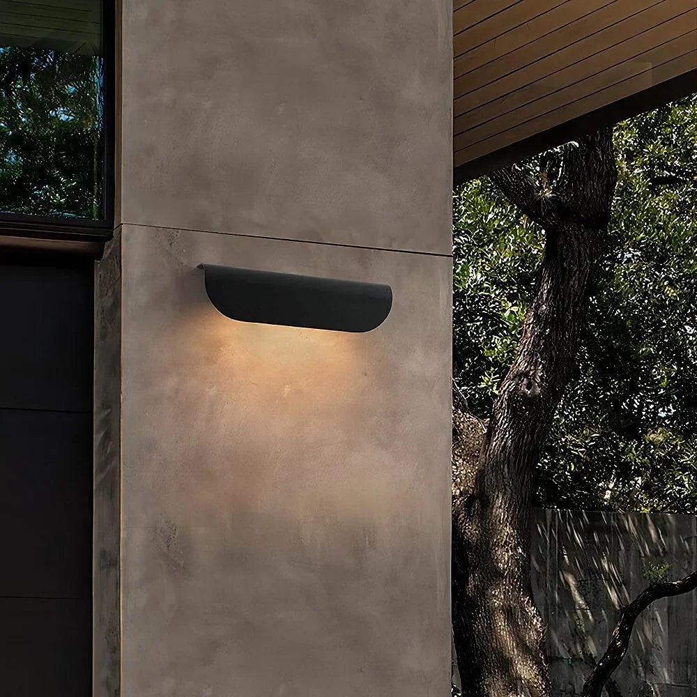 Bay Curved Garden Wall Light – detail 14