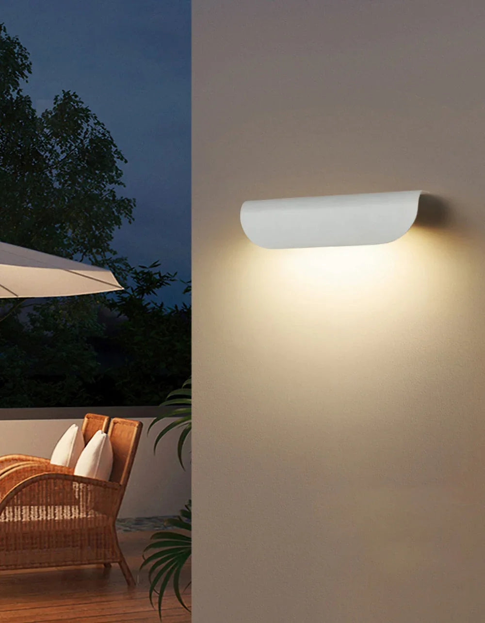 Bay Curved Garden Wall Light – detail 23