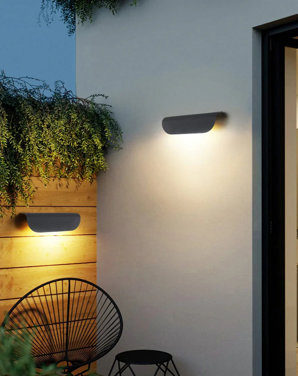 Bay Curved Garden Wall Light – detail 18