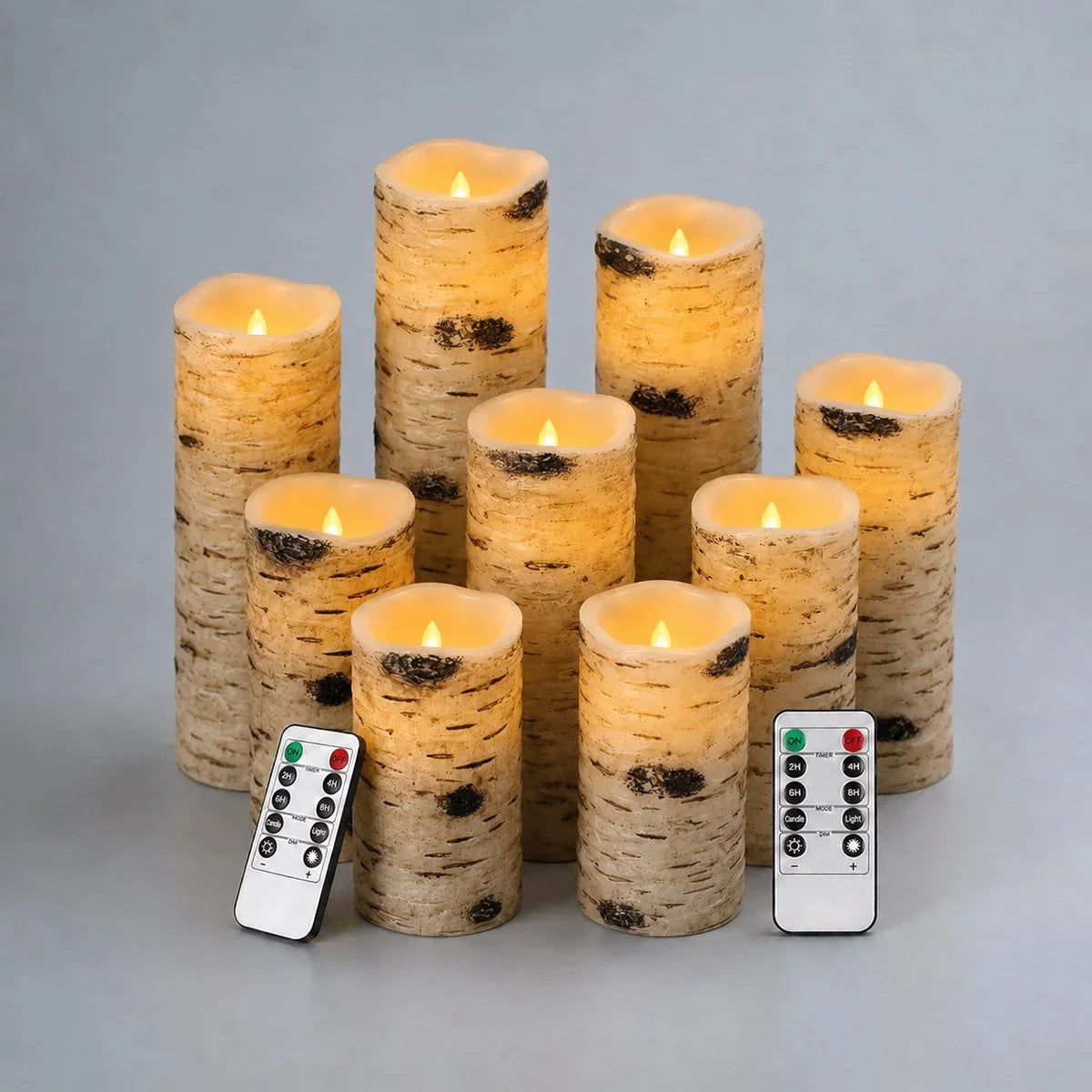 LED Flameless Paraffin Candle 9 Pack × 8 Flameless Candle – detail 14