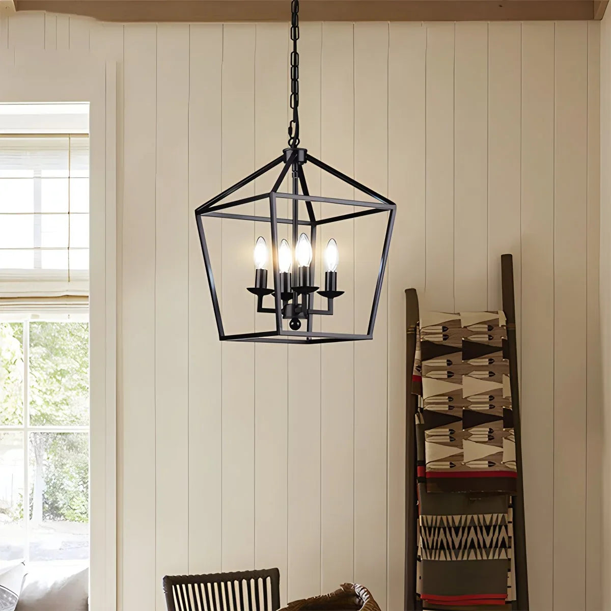 Bird Cage Iron Pendant Lamp for Dining Room – Iron detail 7