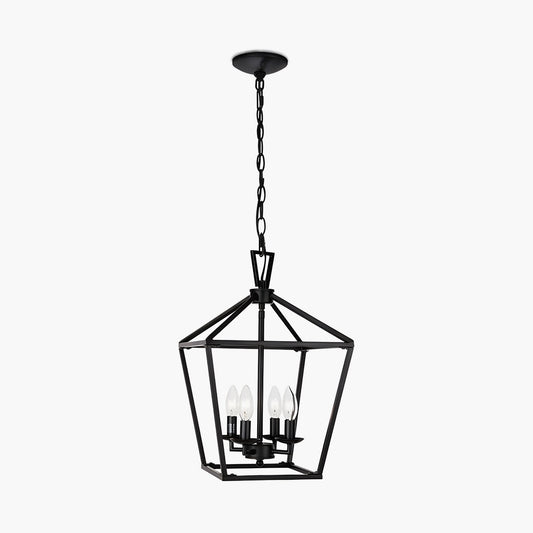 Bird Cage Iron Pendant Lamp for Dining Room