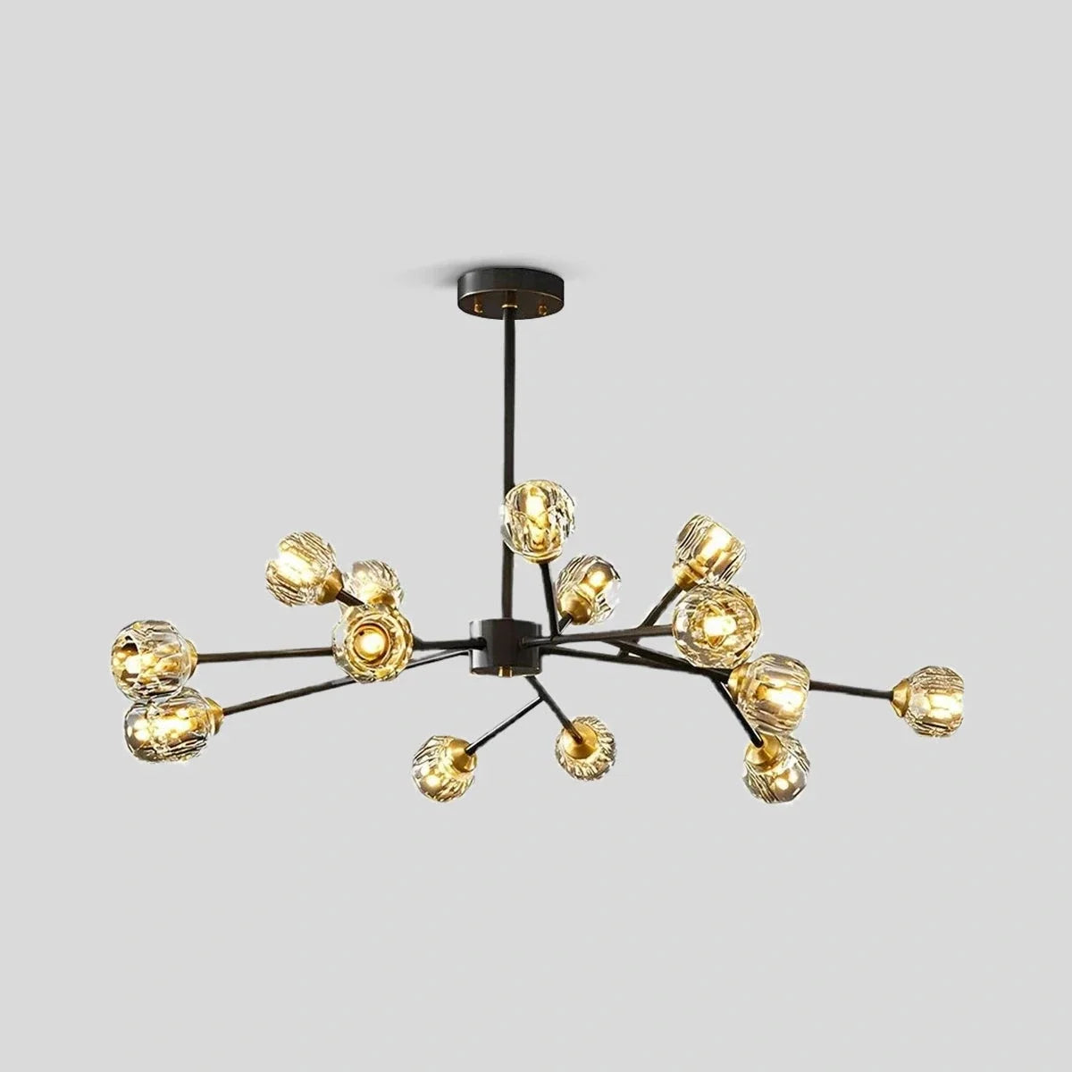 Crystal Ball Round Cluster Chandelier – Crystal detail 38