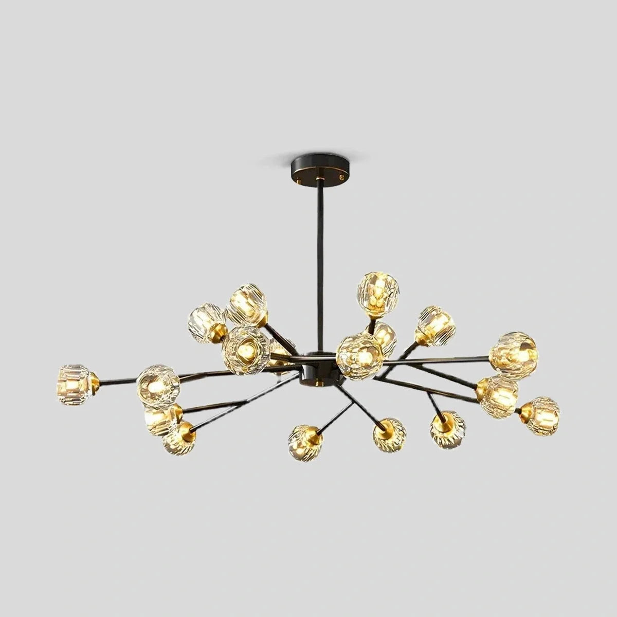 Crystal Ball Round Cluster Chandelier – Crystal detail 41