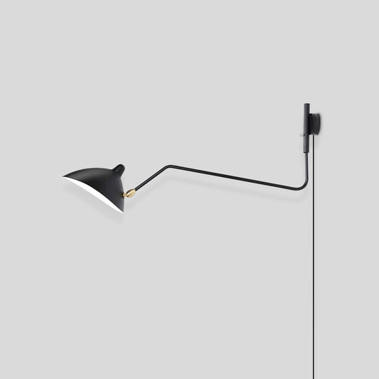 Two Arm Plug in Wall Sconce for Bedroom