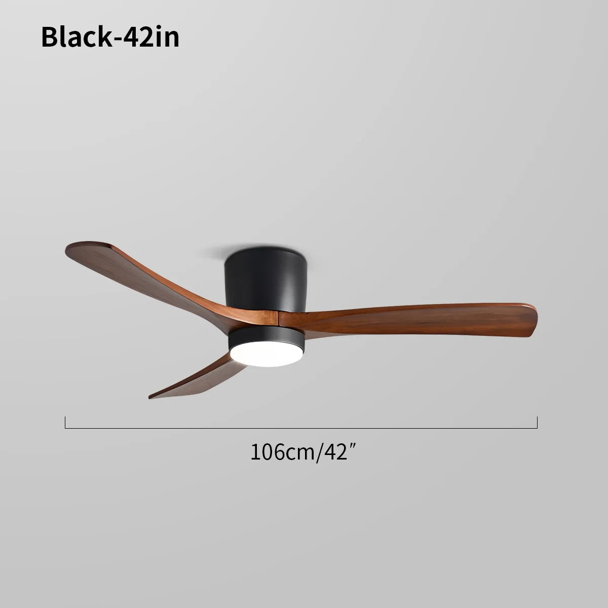 Large Low Profile Ceiling Fan with Light – detail 4
