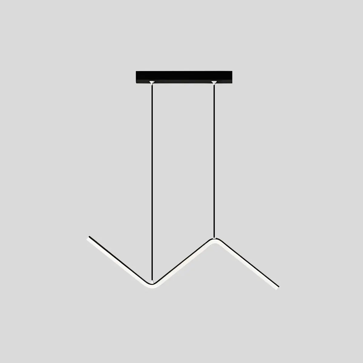 Serena Z-Shaped Pendant Light for Dining Room – detail 3