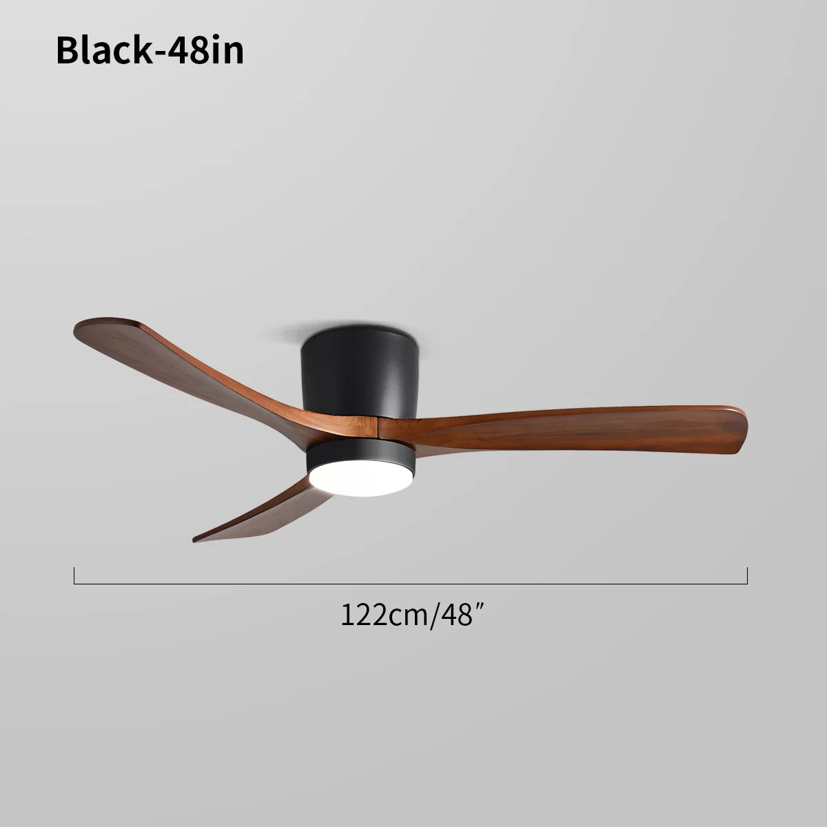 Large Low Profile Ceiling Fan with Light – detail 5