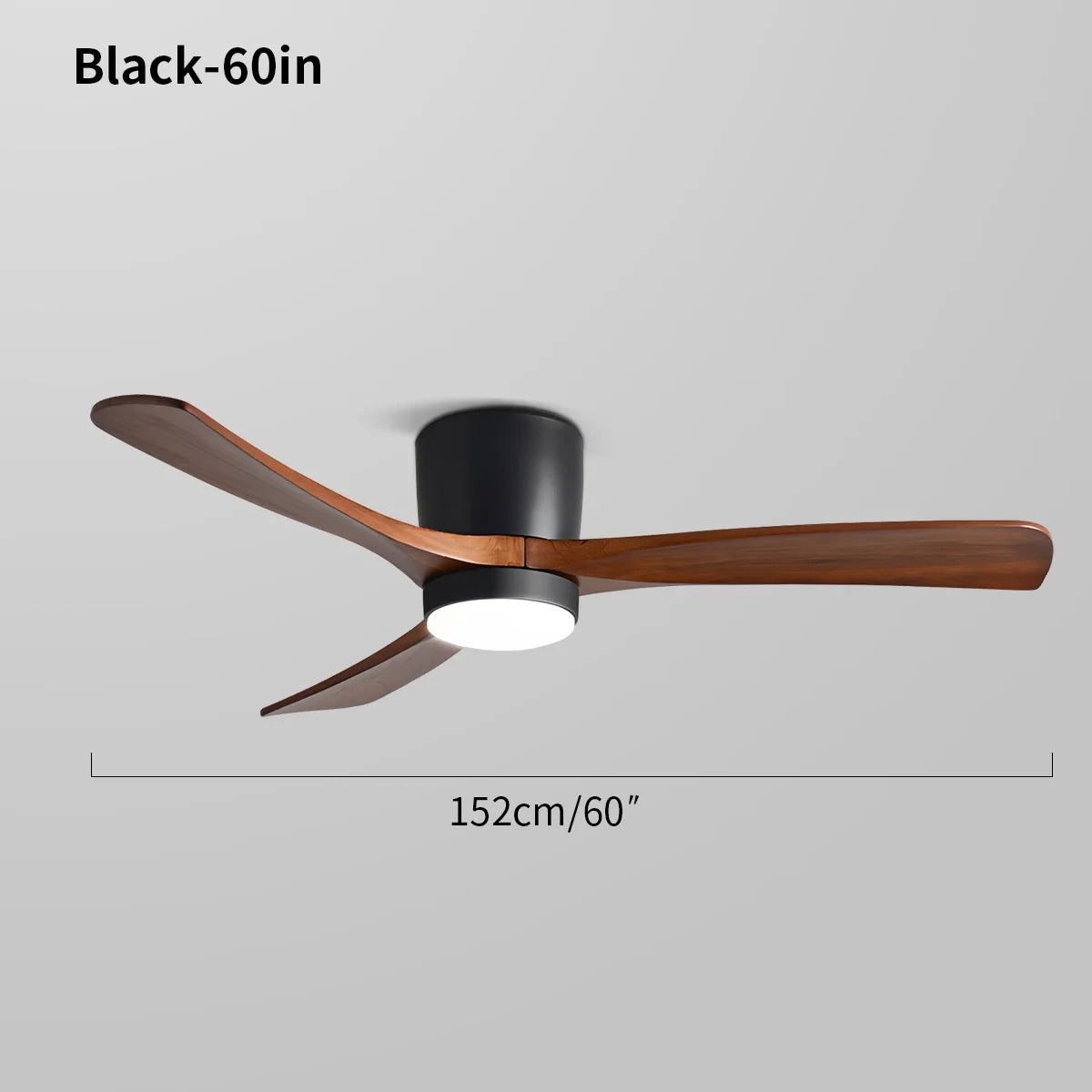 Large Low Profile Ceiling Fan with Light – detail 7
