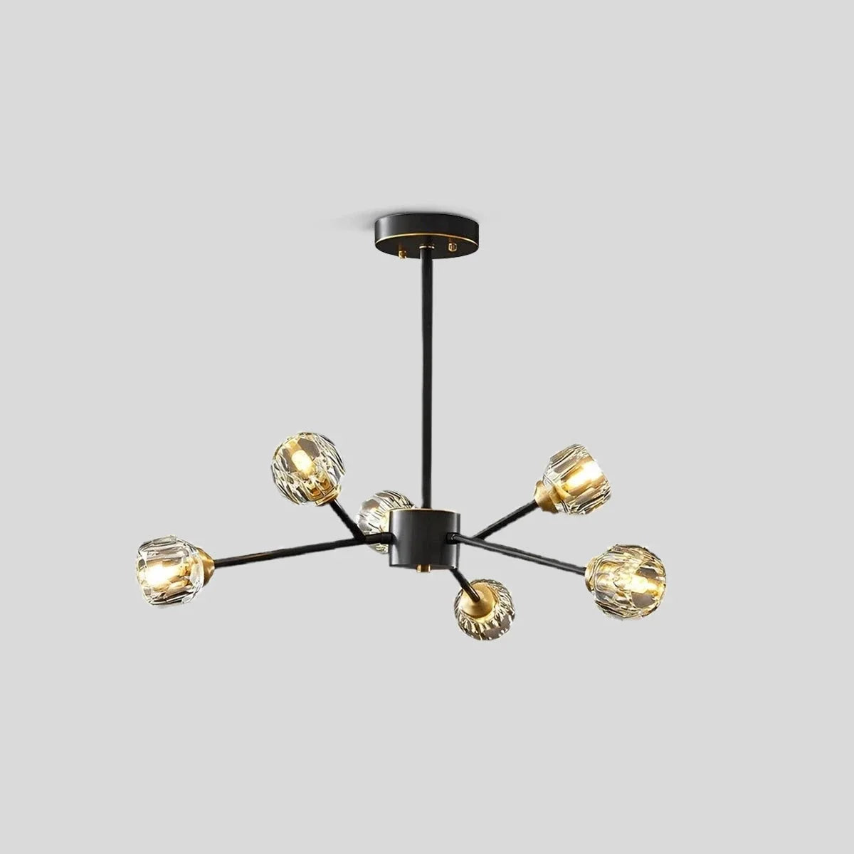 Crystal Ball Round Cluster Chandelier – Crystal detail 25
