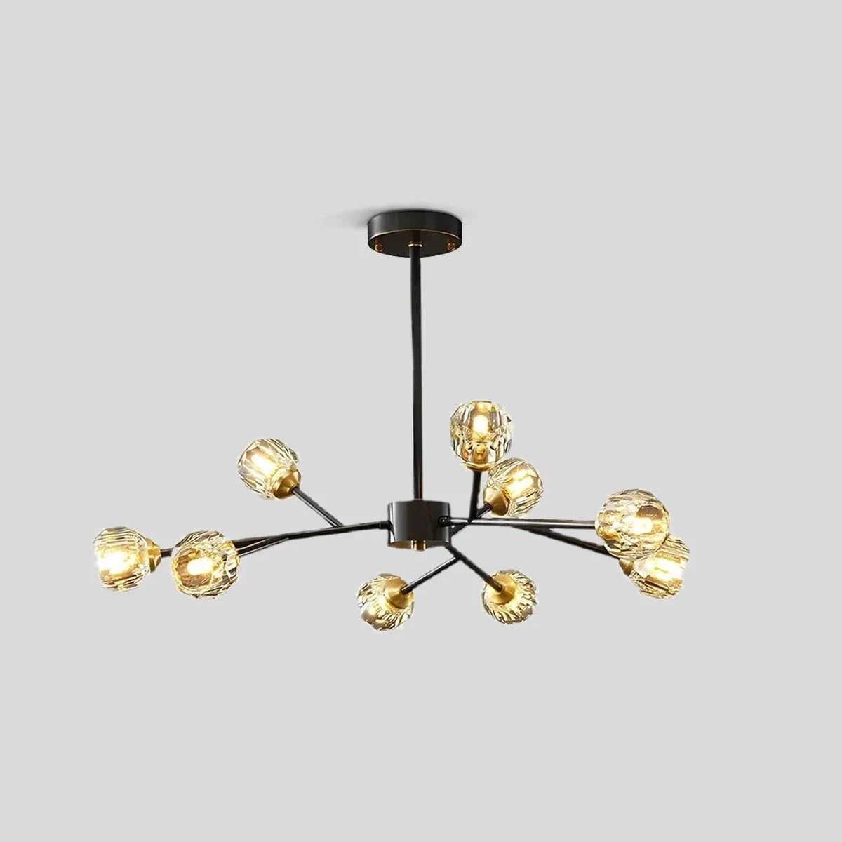 Crystal Ball Round Cluster Chandelier – Crystal detail 32