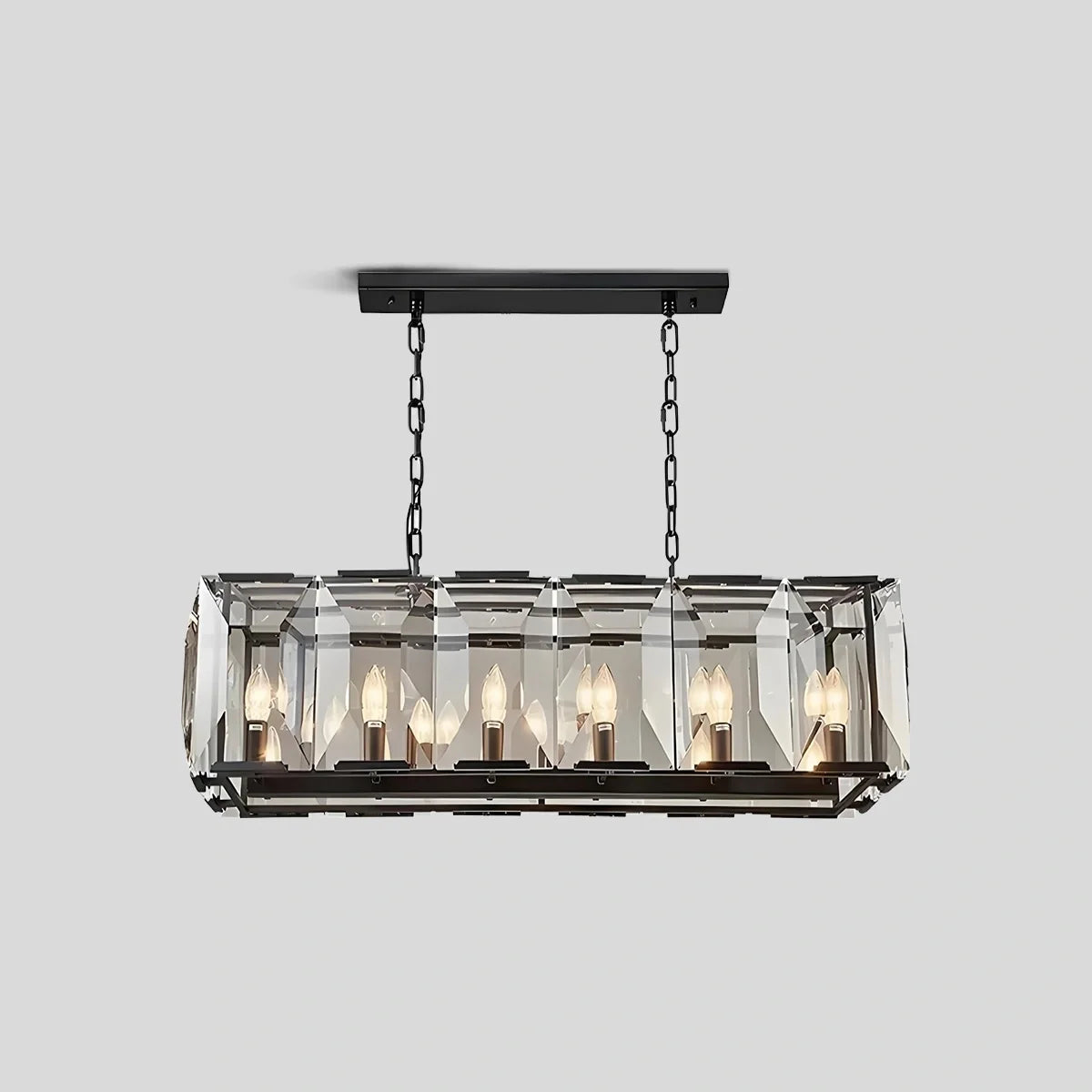 Rectangular Glass Chandelier – Glass detail 10
