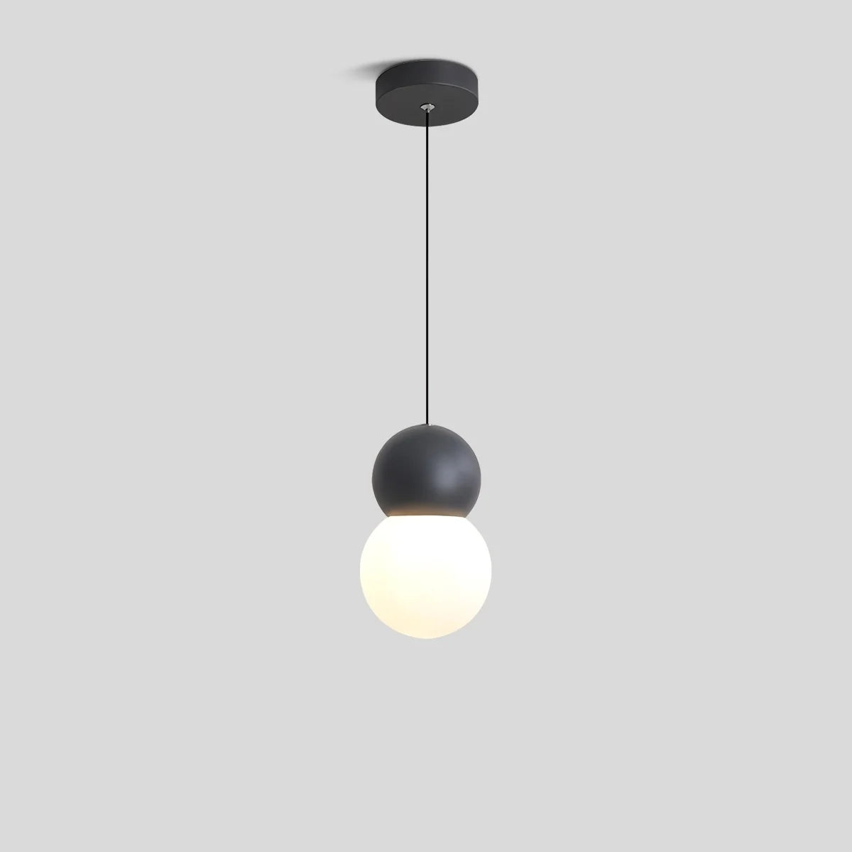 Cream Style Globe Pendant Light Small Bedside Lamp – detail 21