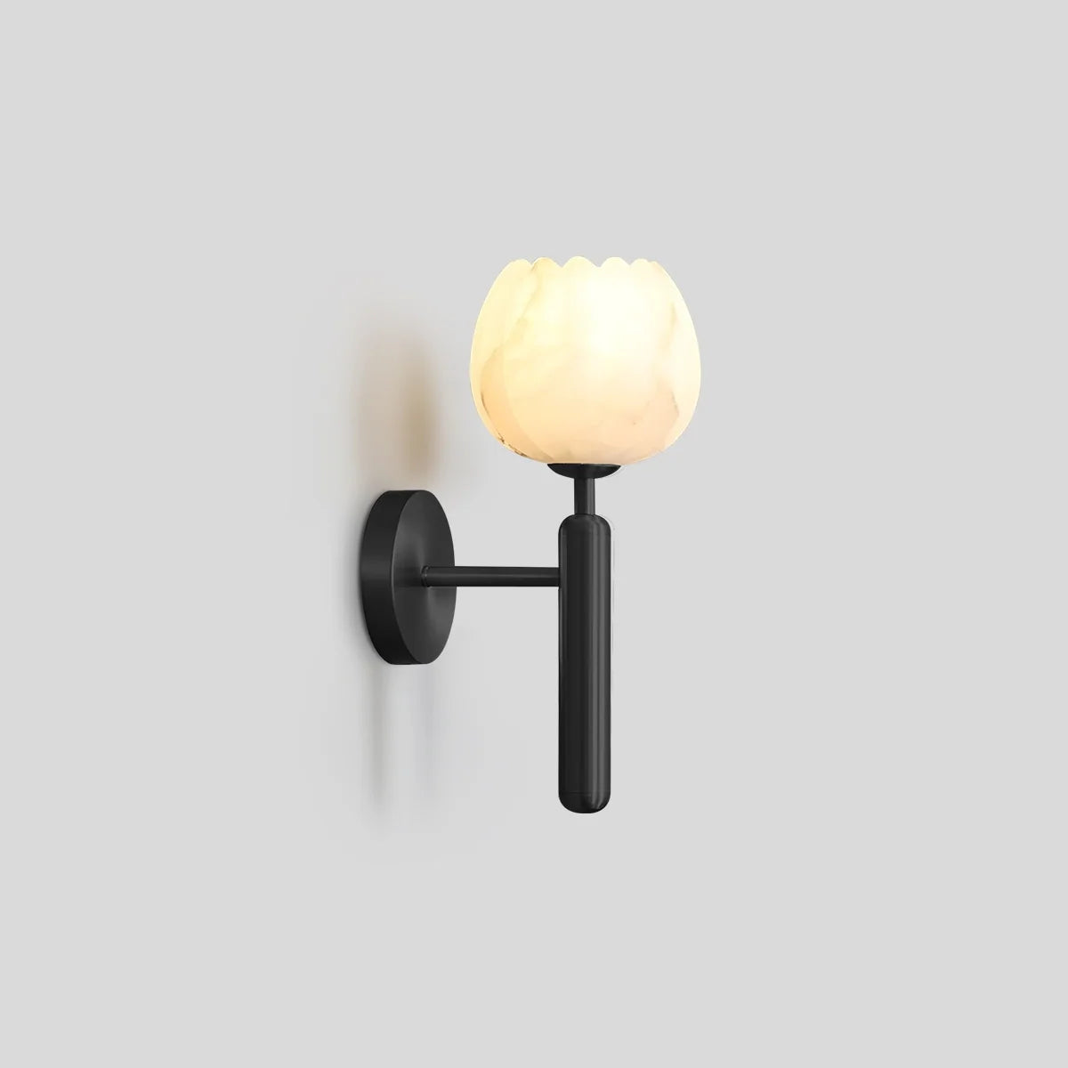 Creative Flower Shaped Alabaster Wall Lamp – Alabaster detail 9