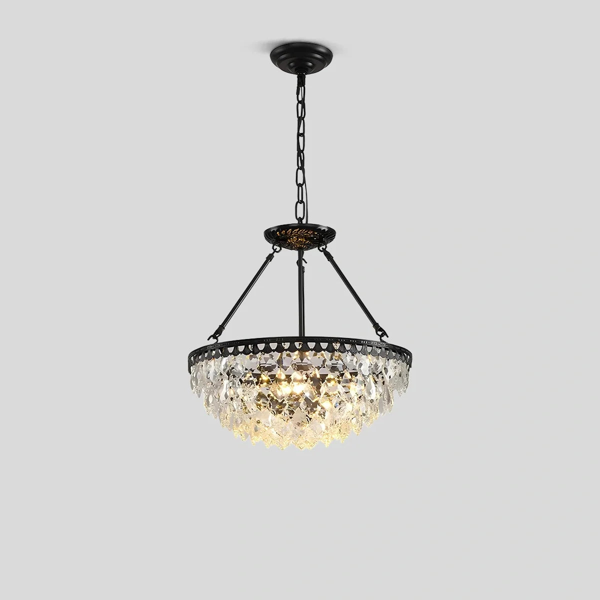 Crown Crystal Led Chandelier – Crystal detail 3