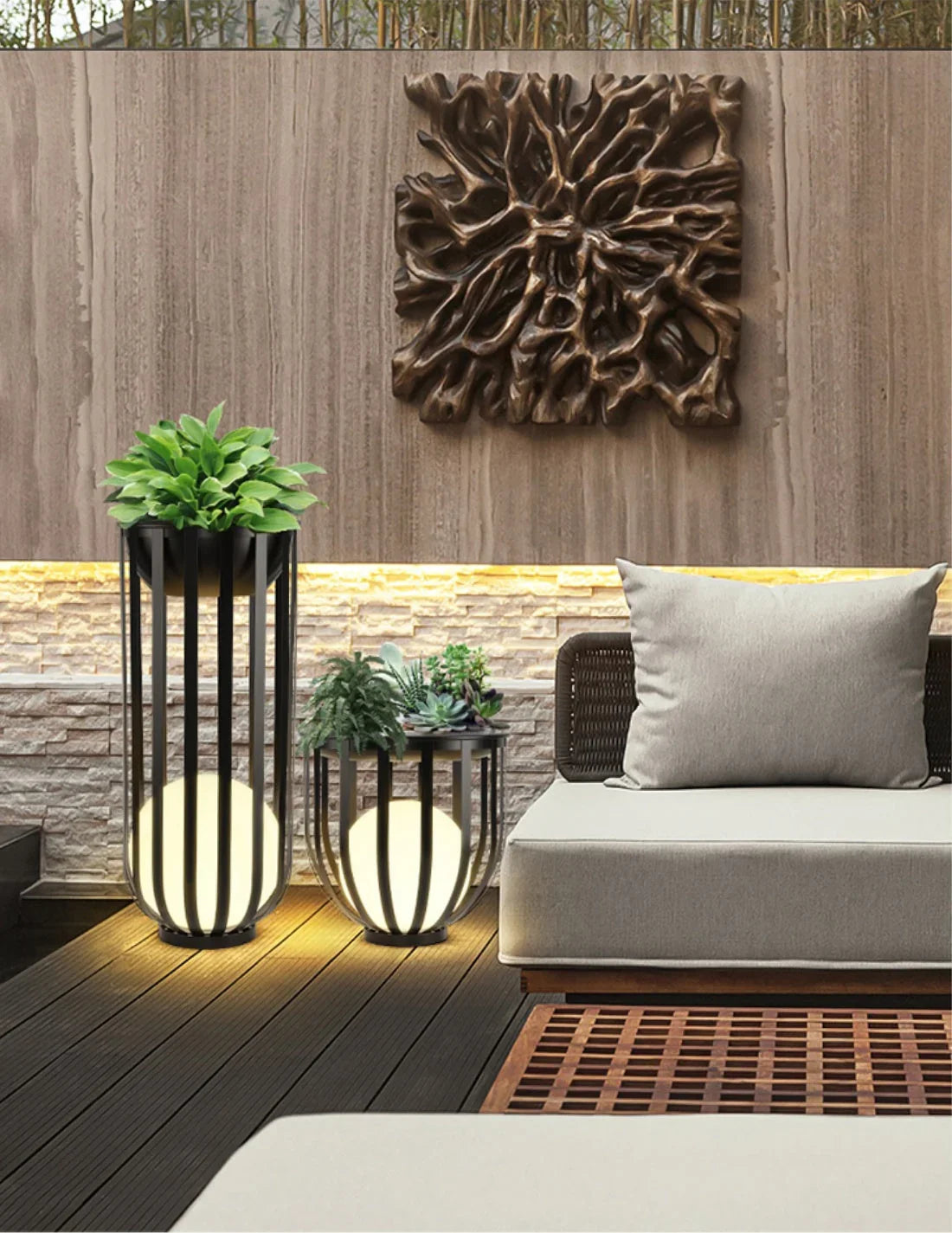 Bols Outdoor Garden Lamp Steel – Steel detail 32