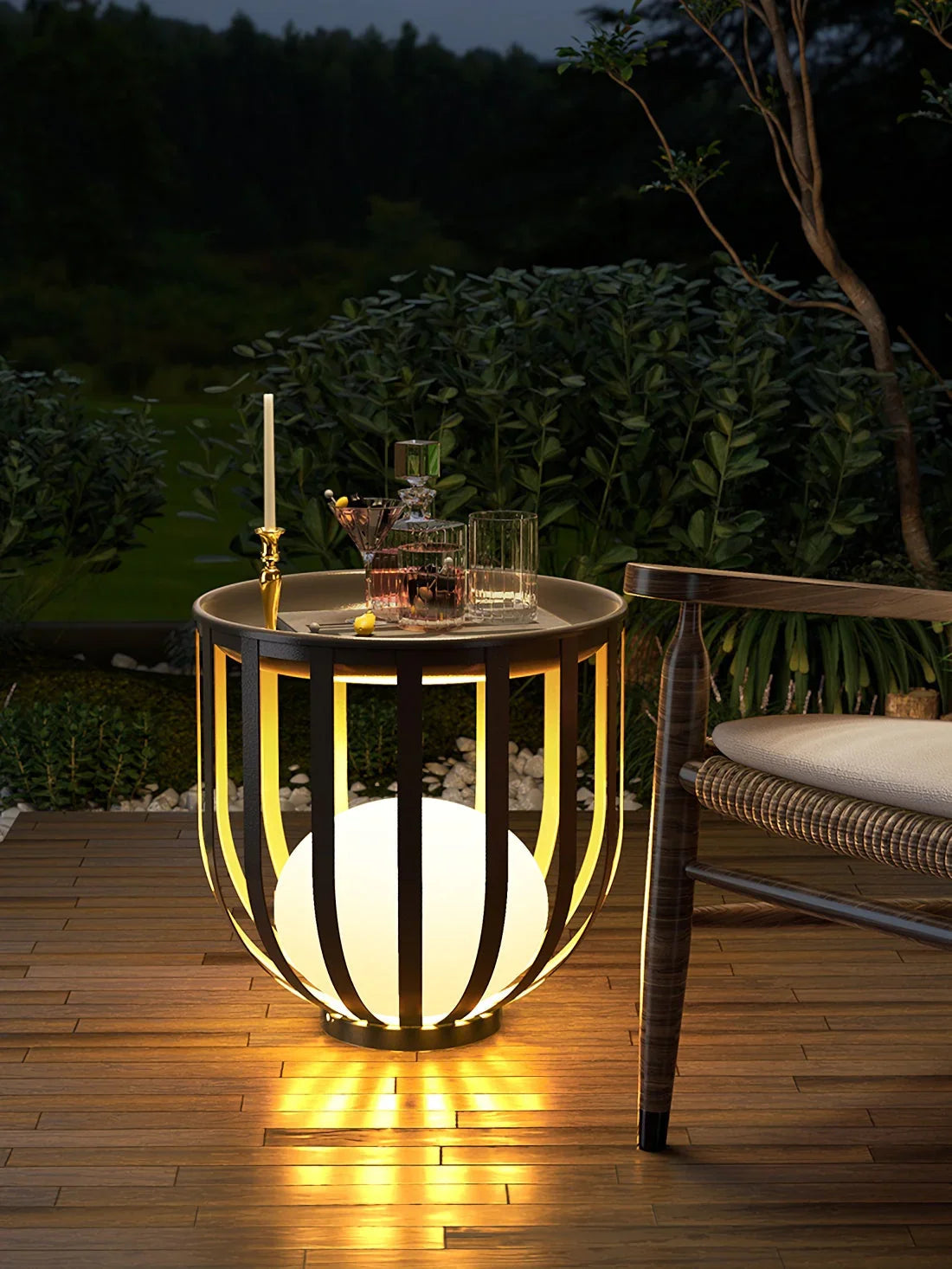 Bols Outdoor Garden Lamp Steel – Steel detail 36