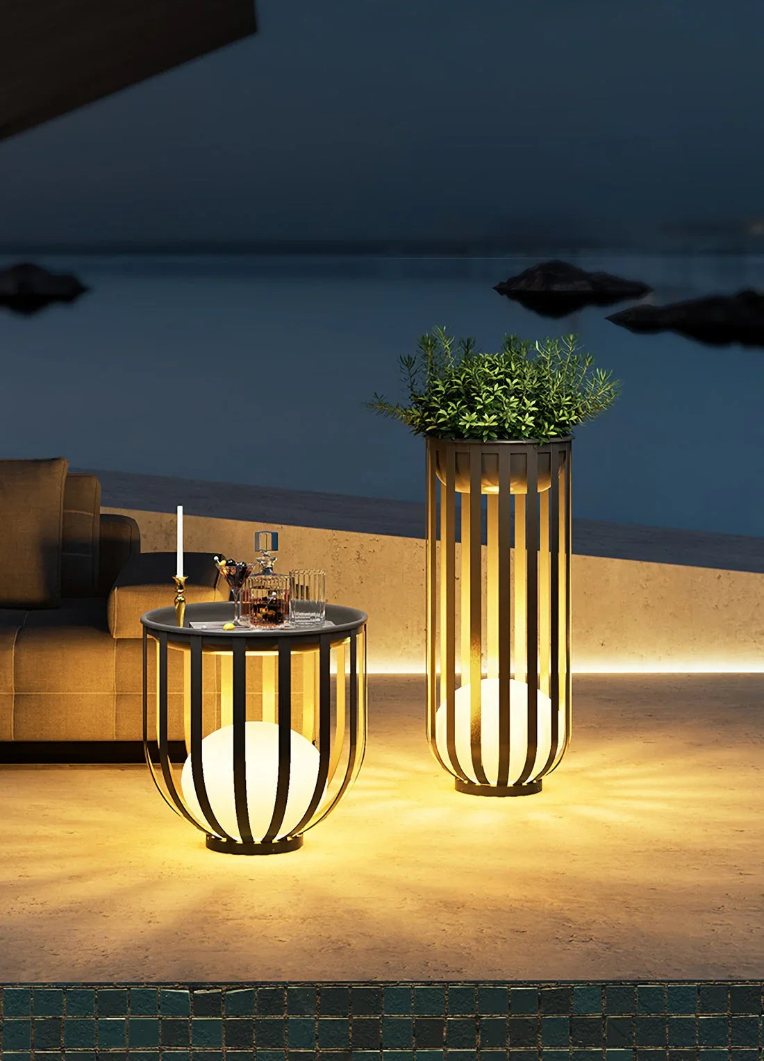 Bols Outdoor Garden Lamp Steel – Steel detail 37
