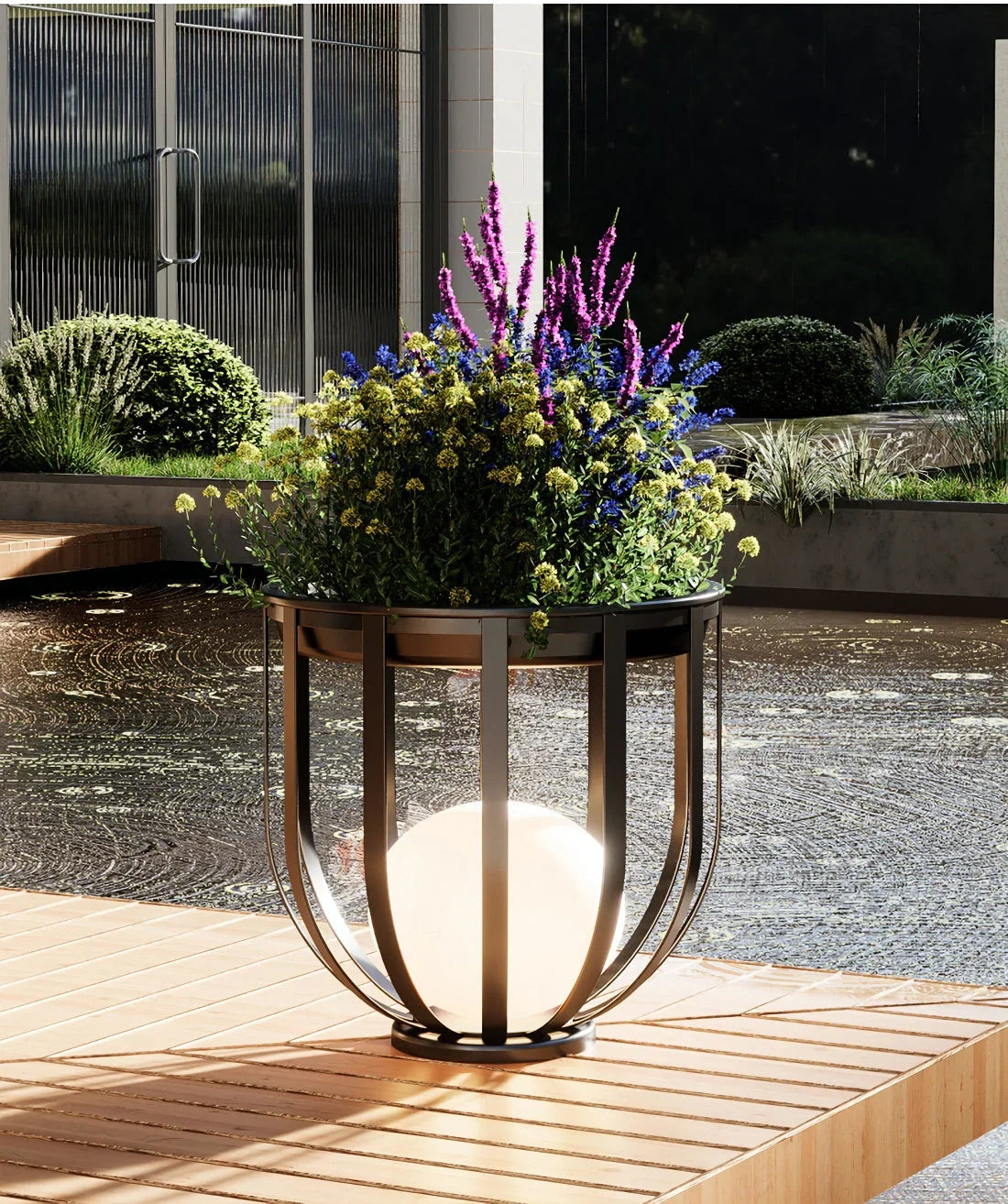 Bols Outdoor Garden Lamp Steel – Steel detail 39