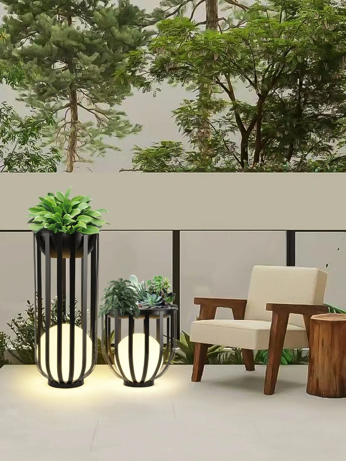 Bols Outdoor Garden Lamp Steel – Steel detail 42