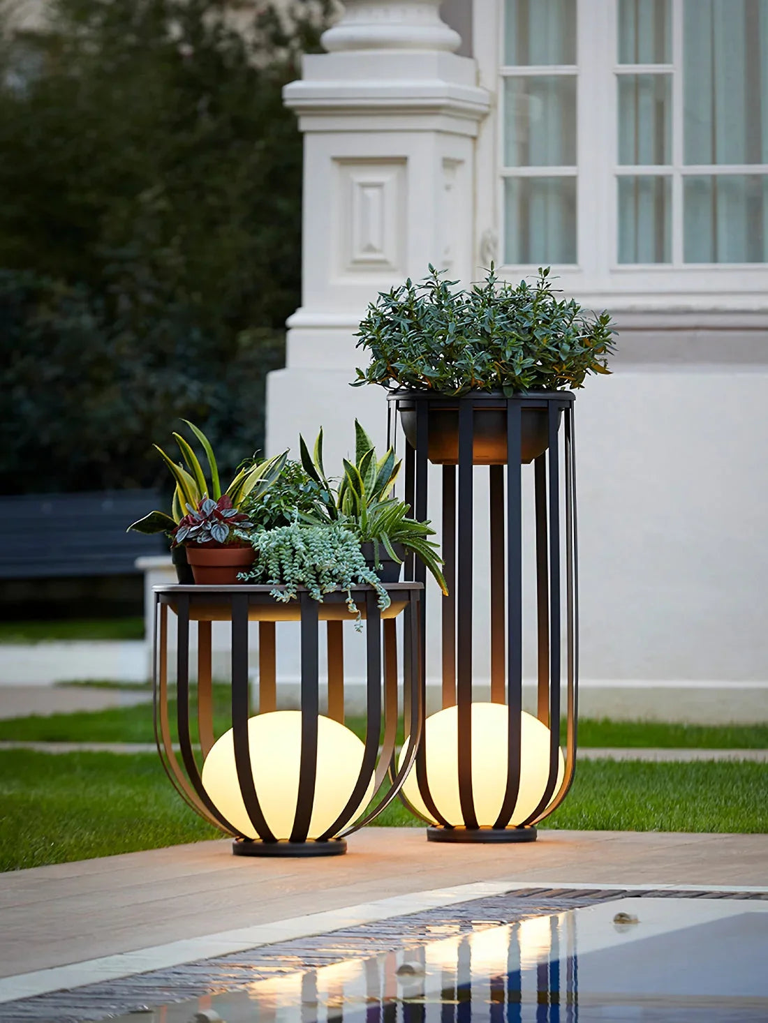 Bols Outdoor Garden Lamp Steel – Steel detail 9