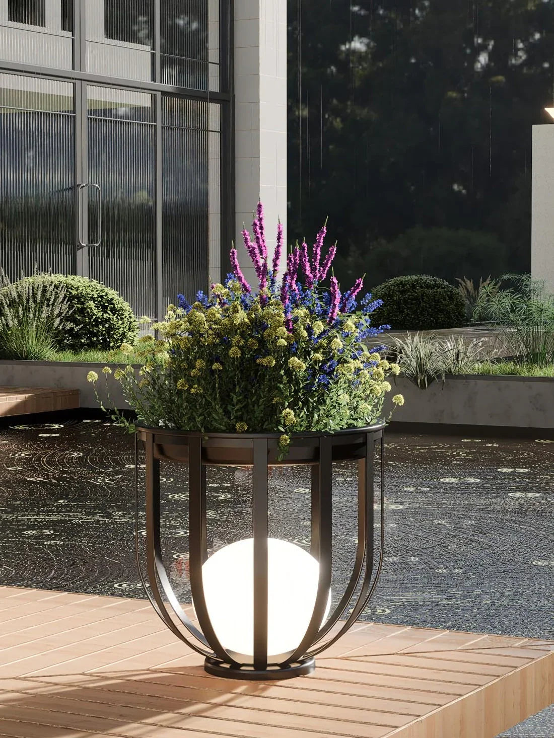 Bols Outdoor Garden Lamp Steel – Steel detail 46