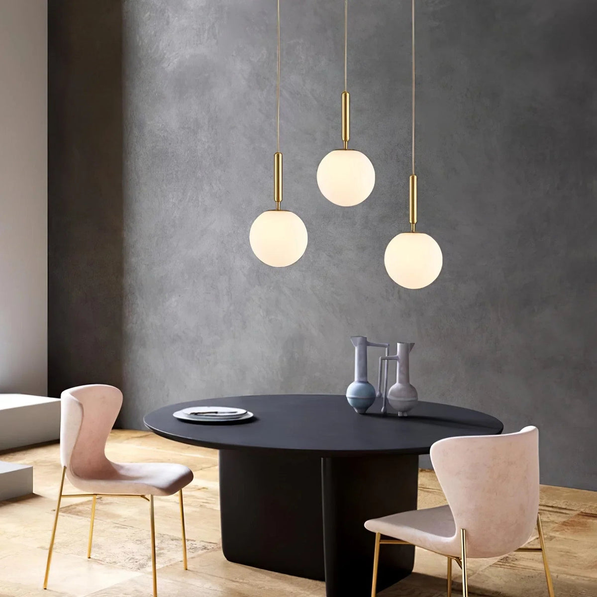 Round Bosso Alabaster Pendant Lamp – Alabaster detail 11