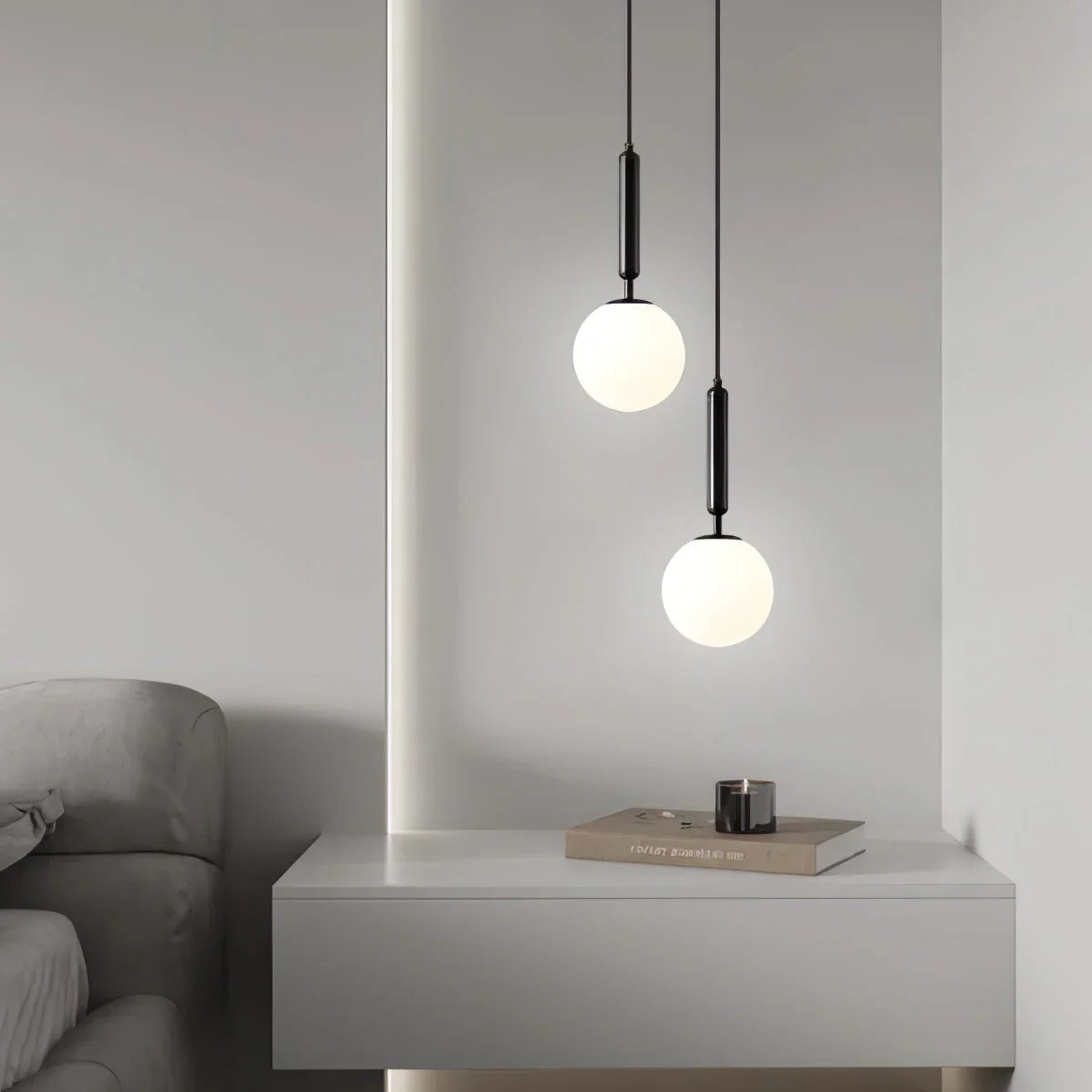 Round Bosso Alabaster Pendant Lamp – Alabaster detail 12