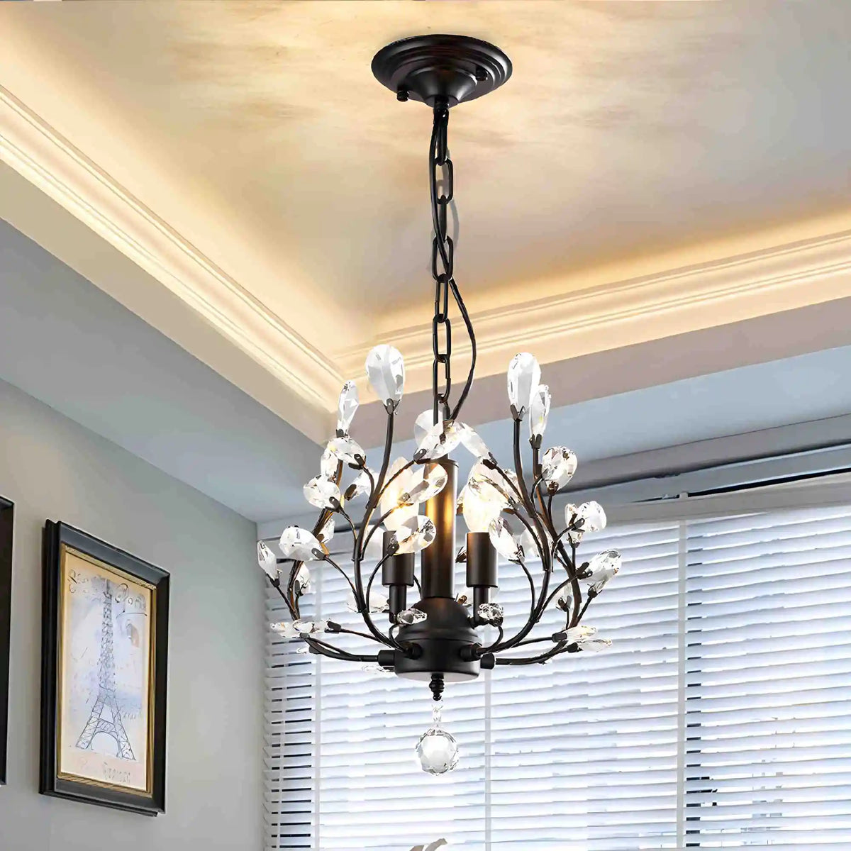 Branch Crystal Chandelier for Living Room – Crystal detail 6