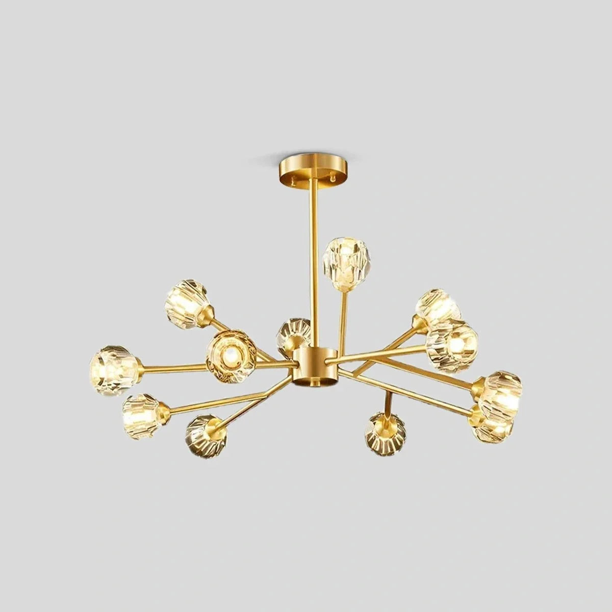 Crystal Ball Round Cluster Chandelier – Crystal detail 14