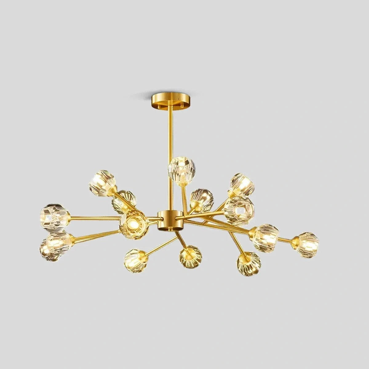 Crystal Ball Round Cluster Chandelier – Crystal detail 17
