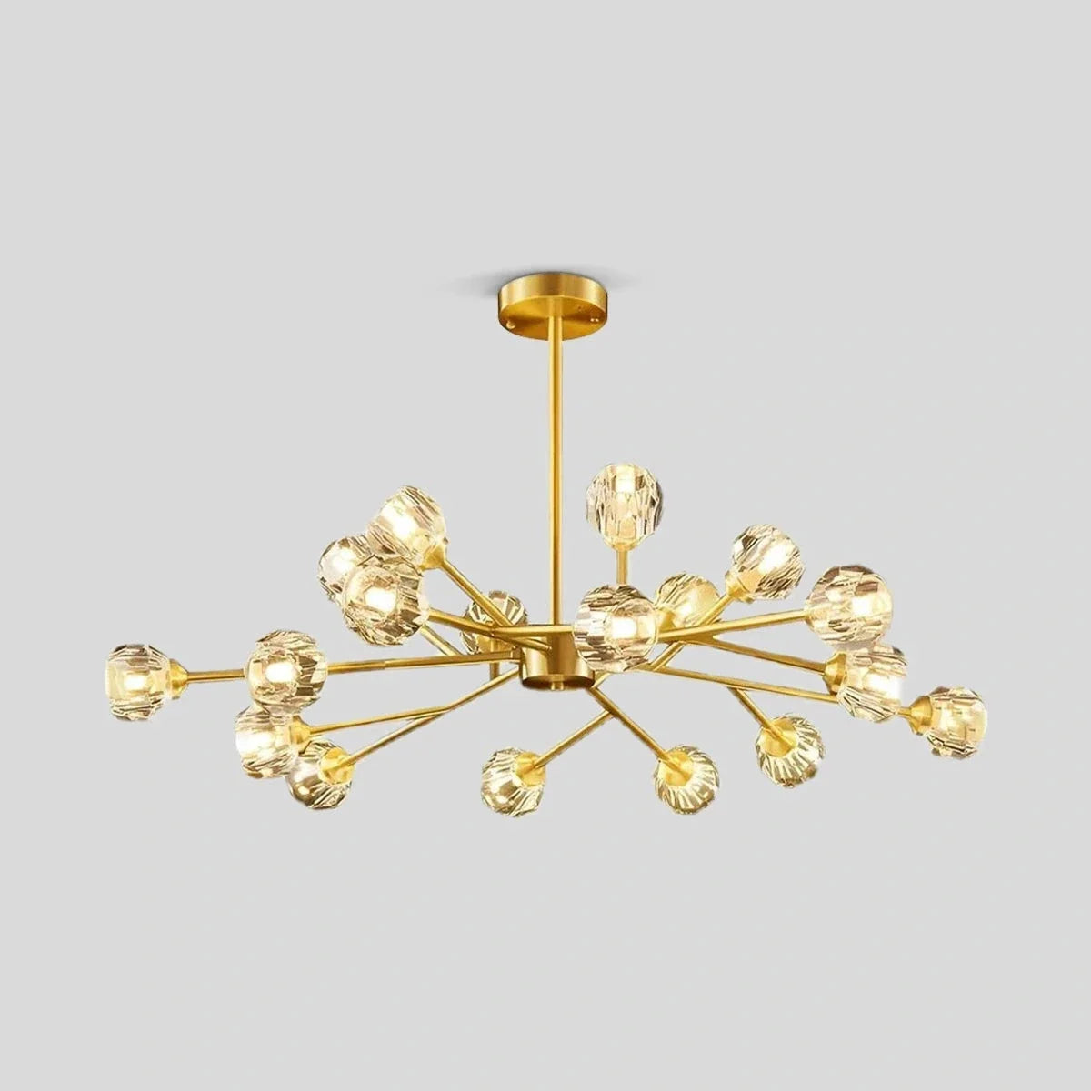 Crystal Ball Round Cluster Chandelier – Crystal detail 20