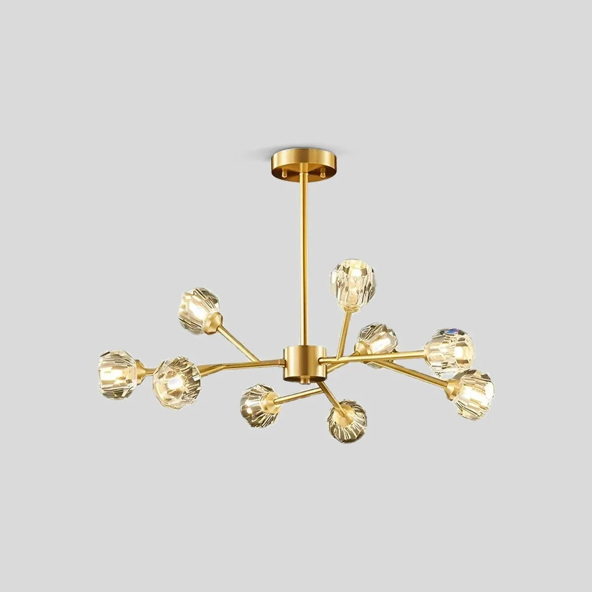 Crystal Ball Round Cluster Chandelier – Crystal detail 10