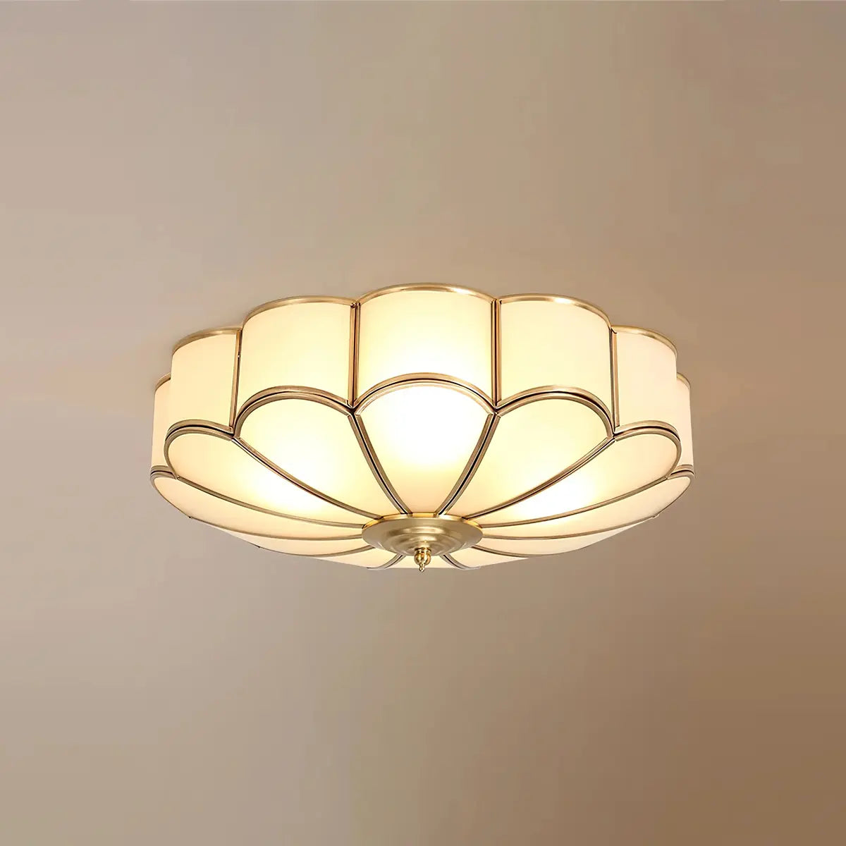 Flower Shape Glass Recessed Ceiling Light – Glass detail 3