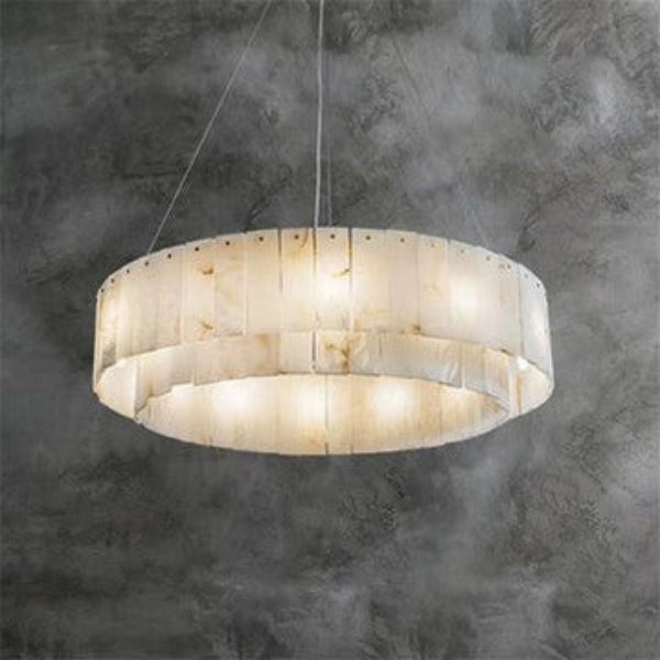 Brendra Alabaster Round Chandelier – Alabaster detail 3
