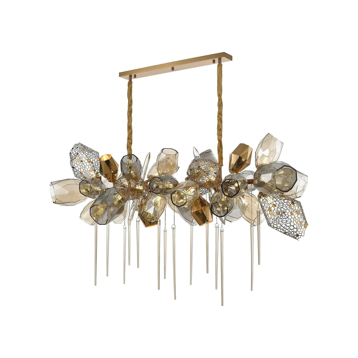 Britannica Glass Chandelier Horizontal – Glass detail 45