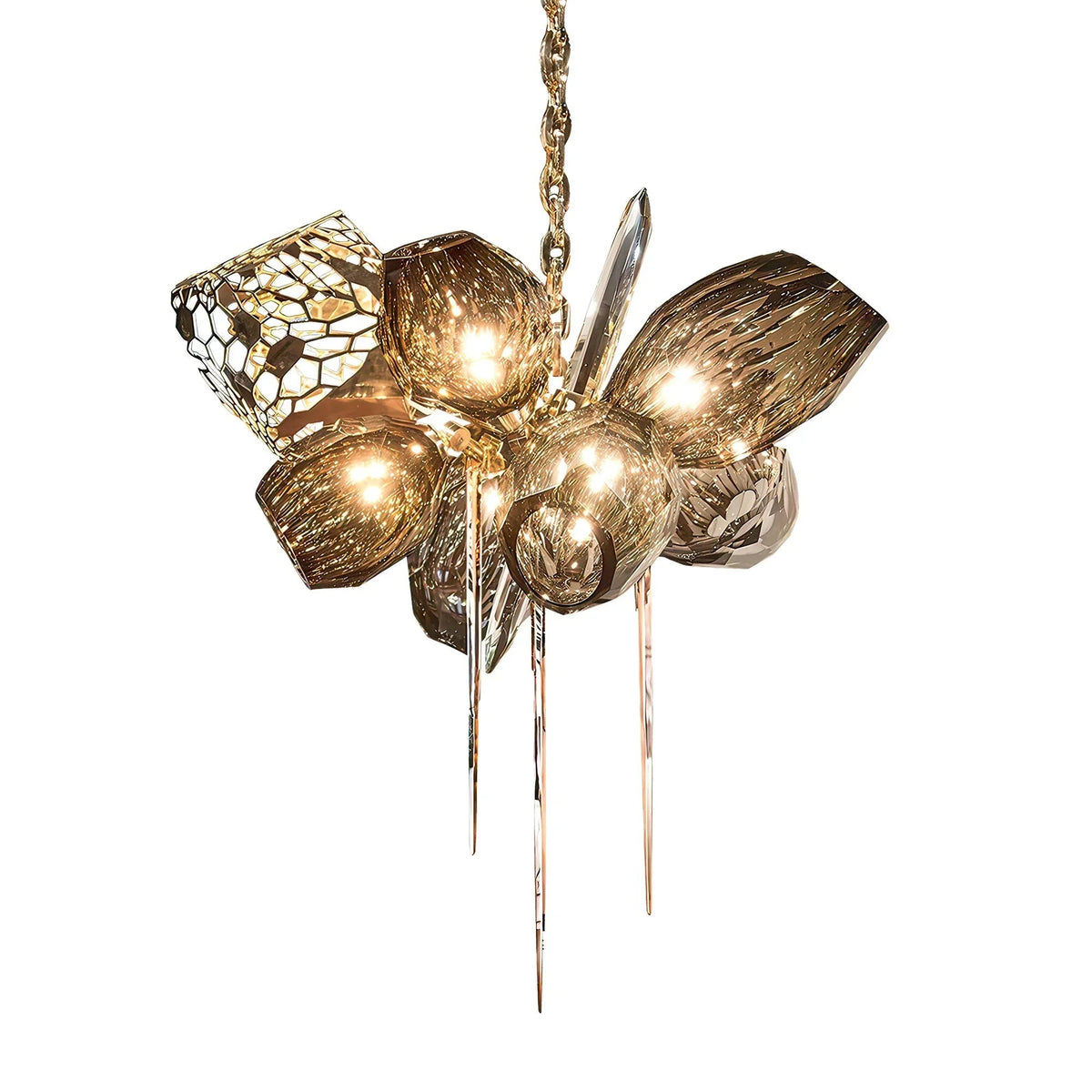 Britannica Glass Chandelier Horizontal – Glass detail 47