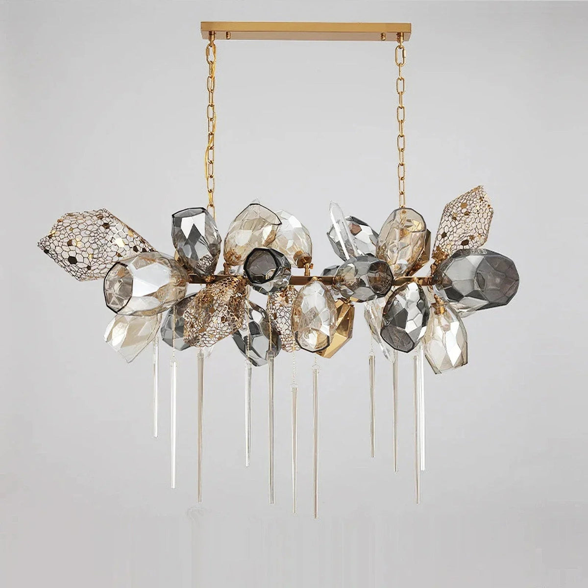 Britannica Glass Chandelier Horizontal – Glass detail 38