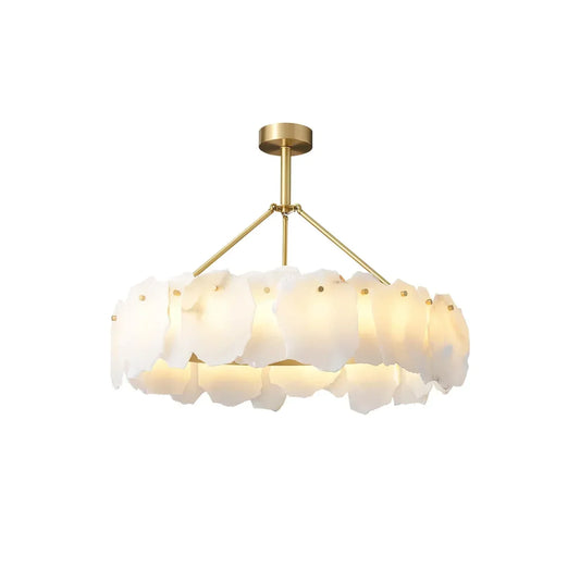 Burton Alabaster Marble Chandelier