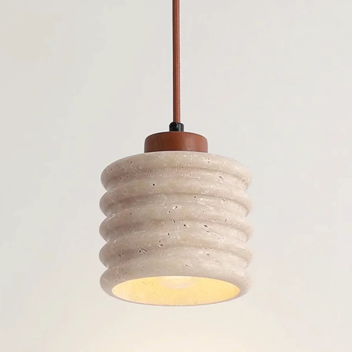 Candeeiro Column Travertine Pendant Lamp – Travertine detail 17