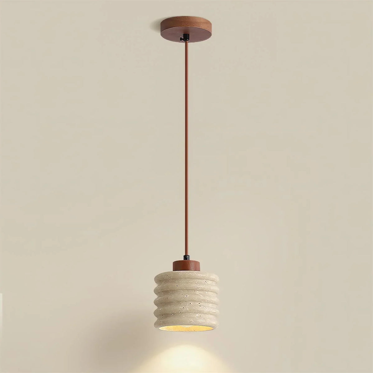 Candeeiro Column Travertine Pendant Lamp – Travertine detail 19