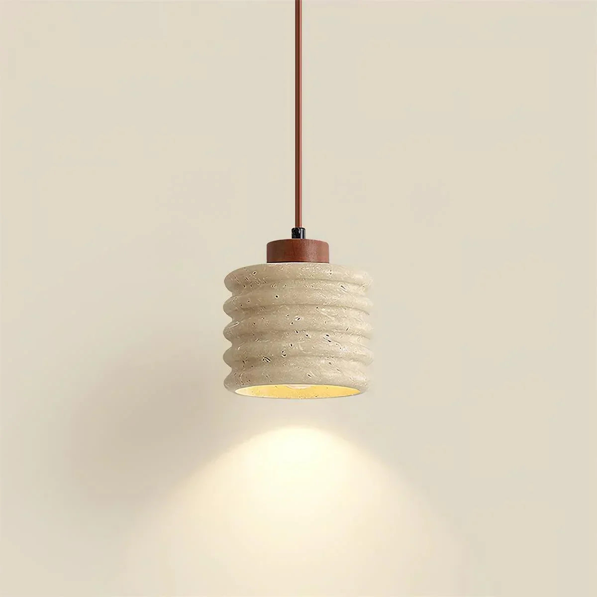 Candeeiro Column Travertine Pendant Lamp – Travertine detail 18