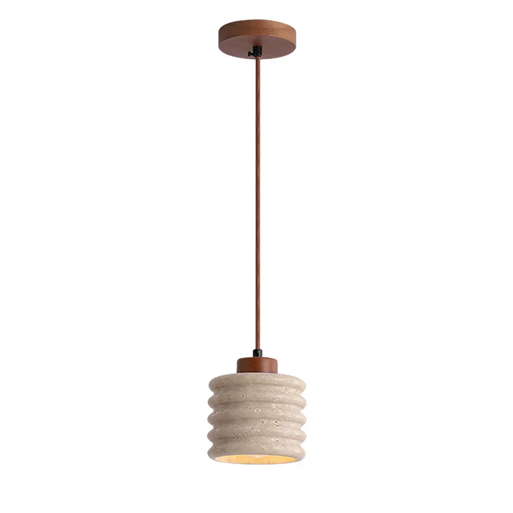 Candeeiro Column Travertine Pendant Lamp – Travertine detail 20