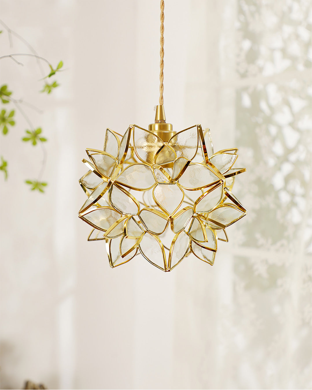 Capiz Pendant Lamp for Dining Table – detail 6