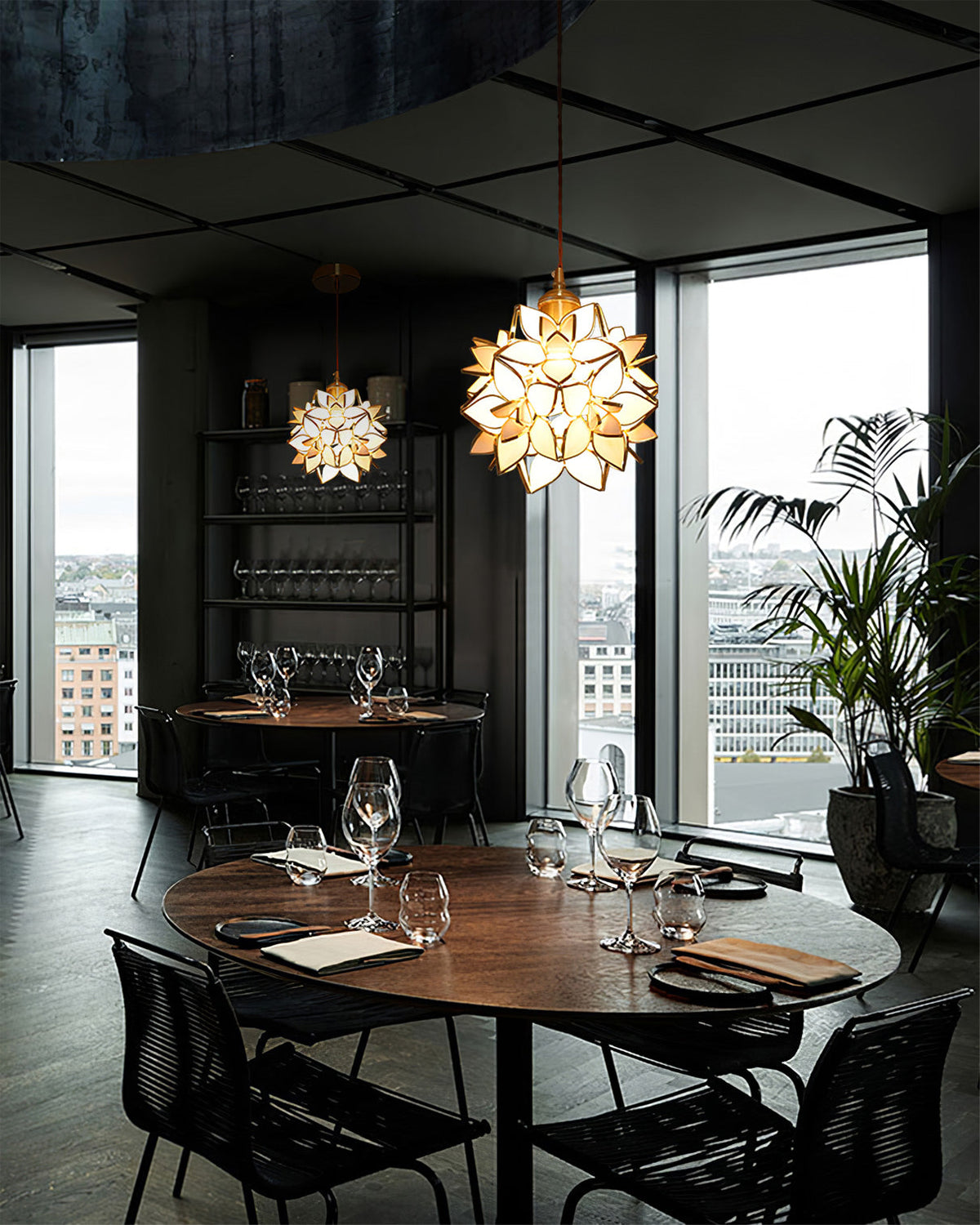Capiz Pendant Lamp for Dining Table – detail 10