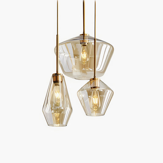Hailie Clear Glass Pendant Light for Kitchen