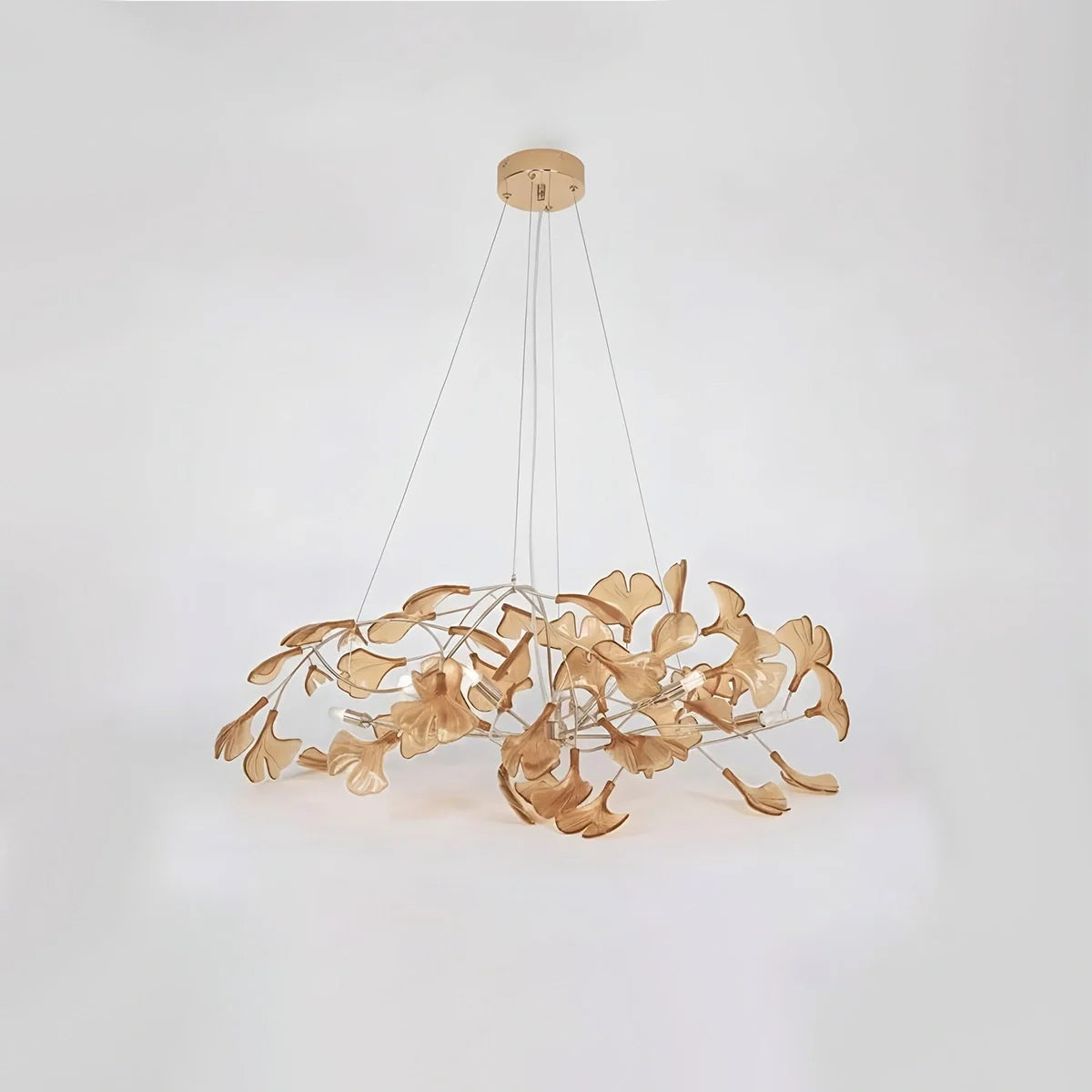Acrylic Ginkgo Leaf Chandelier for Dining Area – Acrylic detail 10