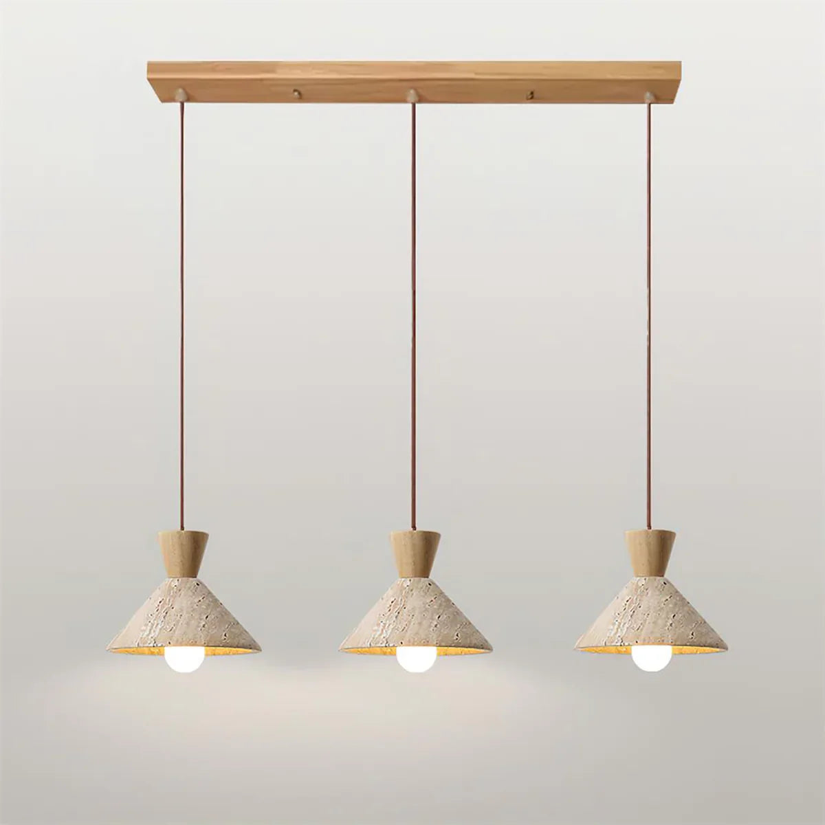 Cone Forma Travertine Pendant Lamp – Travertine detail 16